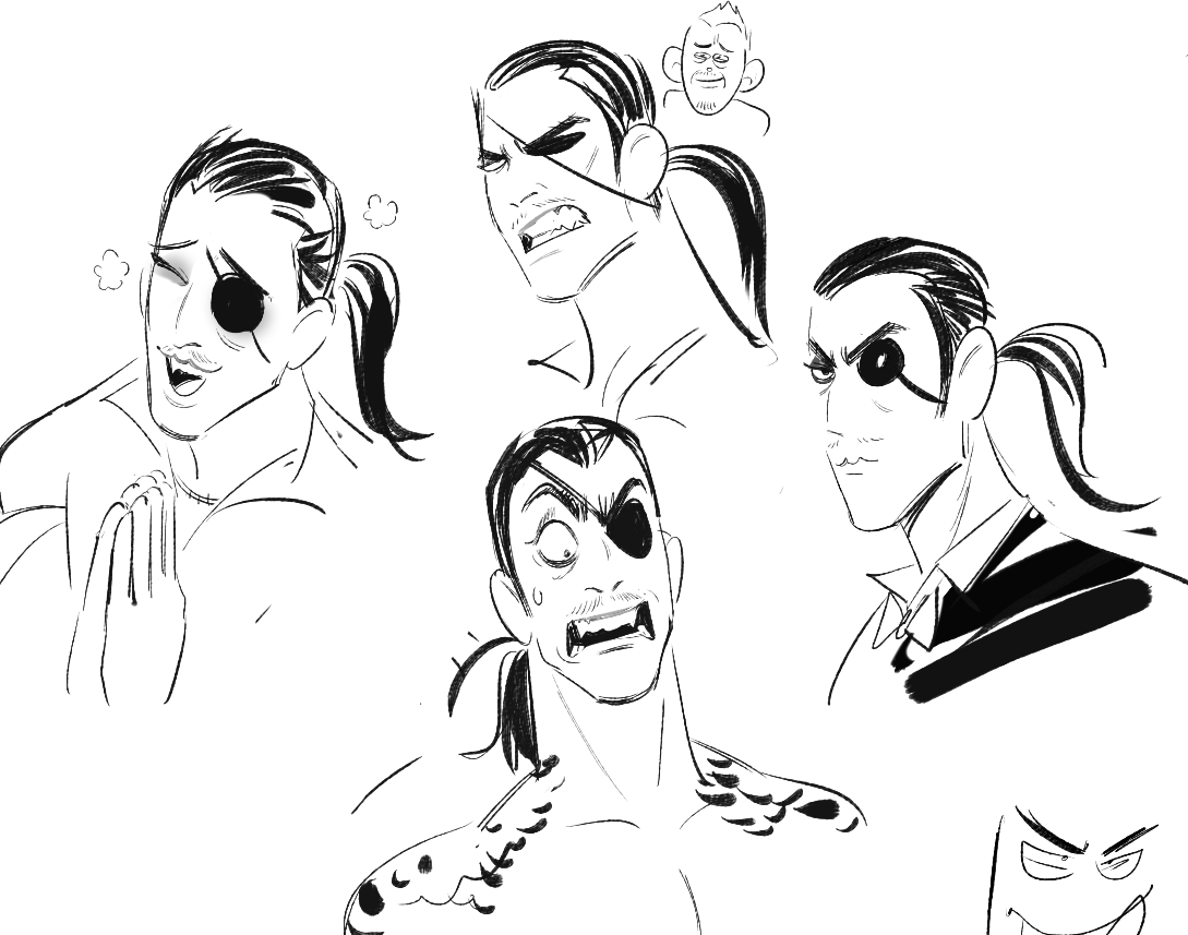 just a few yakuza doodles 