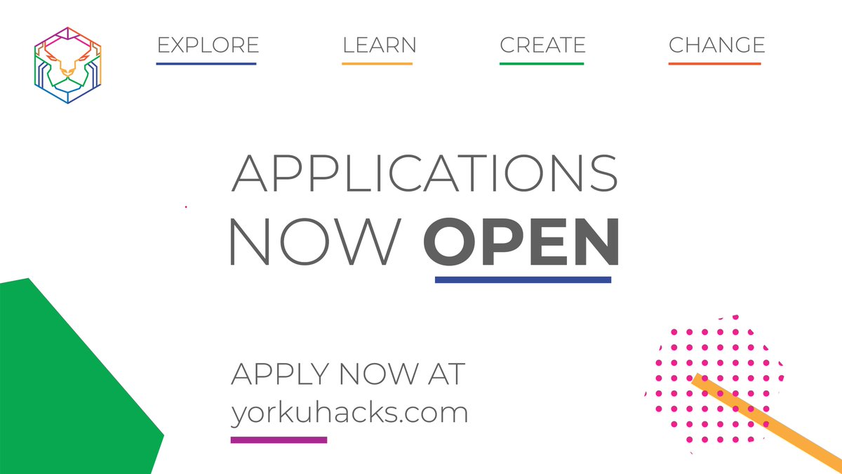 YorkURobotics's tweet photo. You are invited to join @yorku_hacks this Sept. 22-23 to explore your passions and connect with top industry leaders. Apply Now at https://t.co/RP3ERQeGki
#YorkUHacks #Next300 #Lassonde https://t.co/HnMLVROFgG