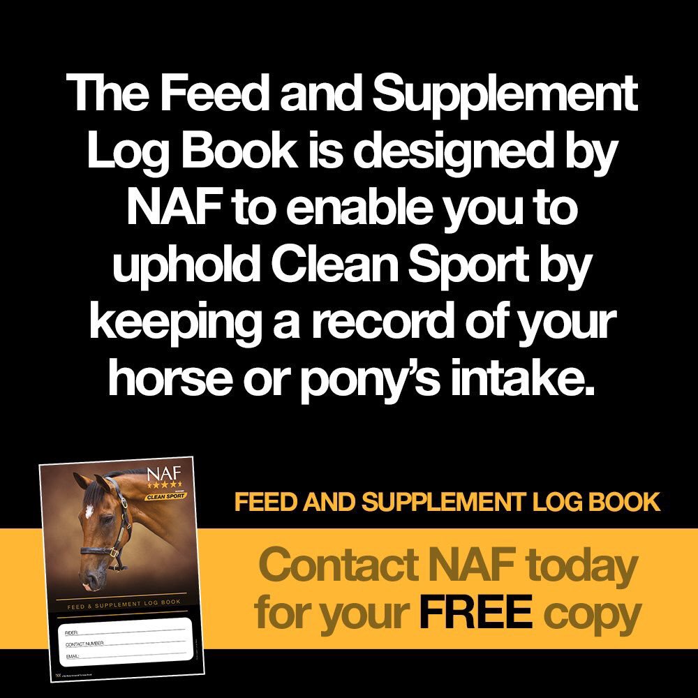 A great initiative from <a href="/nafuk/">@nafuk</a> to Help to comply with #CleanSport, they are @TeamGBR official supplier of equine supplements &amp; horse care products. They are giving away FREE Feed &amp; Supplements Log Books <a href="/britishdressage/">British Dressage</a> <a href="/BRC_Official/">British Riding Clubs</a> <a href="/BSJA/">💧</a> <a href="/BEventing/">British Eventing</a> magazines! Keep a 👀out