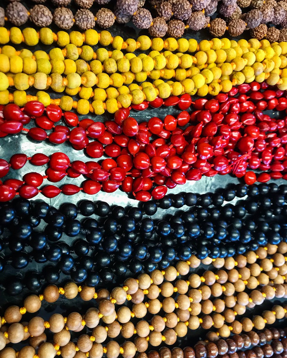 MountainSpiri13's tweet photo. In honor of the holy...Mala prayer beads....For it is in the sacred...we find our sacred light. #connectwithspirit #malabeads #sandalwood #ebonywood #turmeric #redsandalwoodsagaseed #rudraksha #prayerbeads #youarethejewel https://t.co/Jwv2PGfaXD