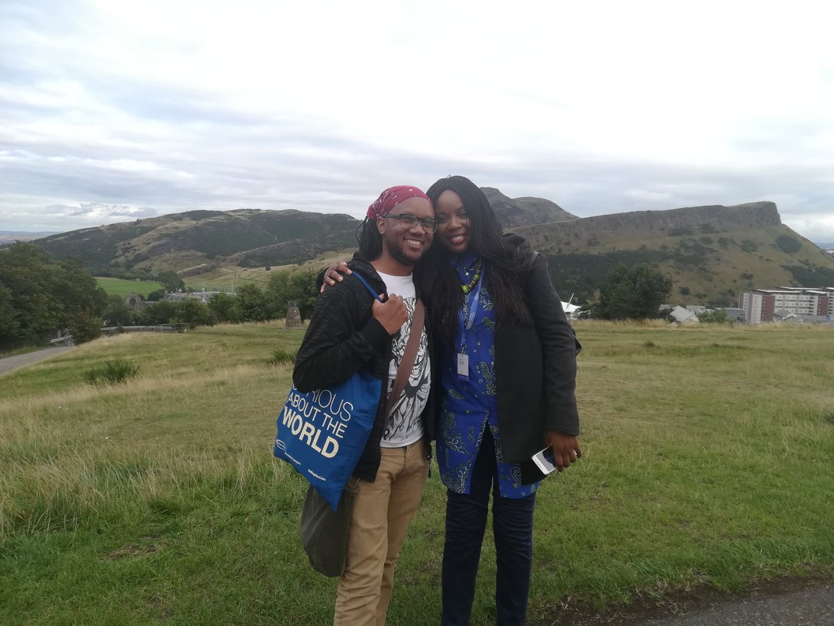 Absolute pleasure meeting @ayobamiadebayo at the @edbookfest #StayWithMeNovel #AfricanLit #EdinburghFestival