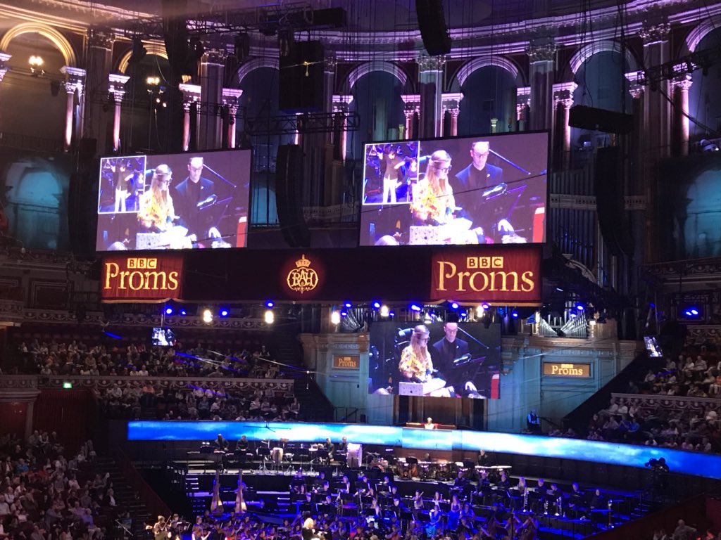 BSOrchestra's tweet photo. What a day! In our 125th year,  everyone at BSO feels a sense of honour and pride to have enabled a #gamechanger moment for #music. #BSOResound @jamesrosetweets we salute you and a heartfelt thanks to @bbcproms team for giving us the greatest stage in the world to tell our story! https://t.co/NXILEjBatI