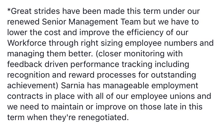 2) The Collective Agreement between <a href="/Sarnia_Ontario/">City of Sarnia</a> and the members of <a href="/SarniaFireFight/">Sarnia Firefighters</a> IAFF Local 492 expired Dec 31, 2016. We are currently engaged in an interest arbitration process in an effort to reach a new agreement.