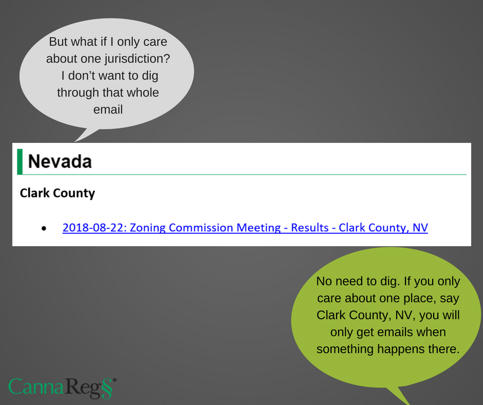 CannaRegs's tweet photo. EMAIL ALERTS ARE HERE! 
No need to dig. If you only care about one place, say Clark County, NV, you will only get emails when something happens there.
#Navadacannabis #NJCannabis #MACannabis
#Cannaregs #cannabisindustry #californiacannabis #cannabislaws #cannabisalerts https://t.co/EmpQgdJrb0