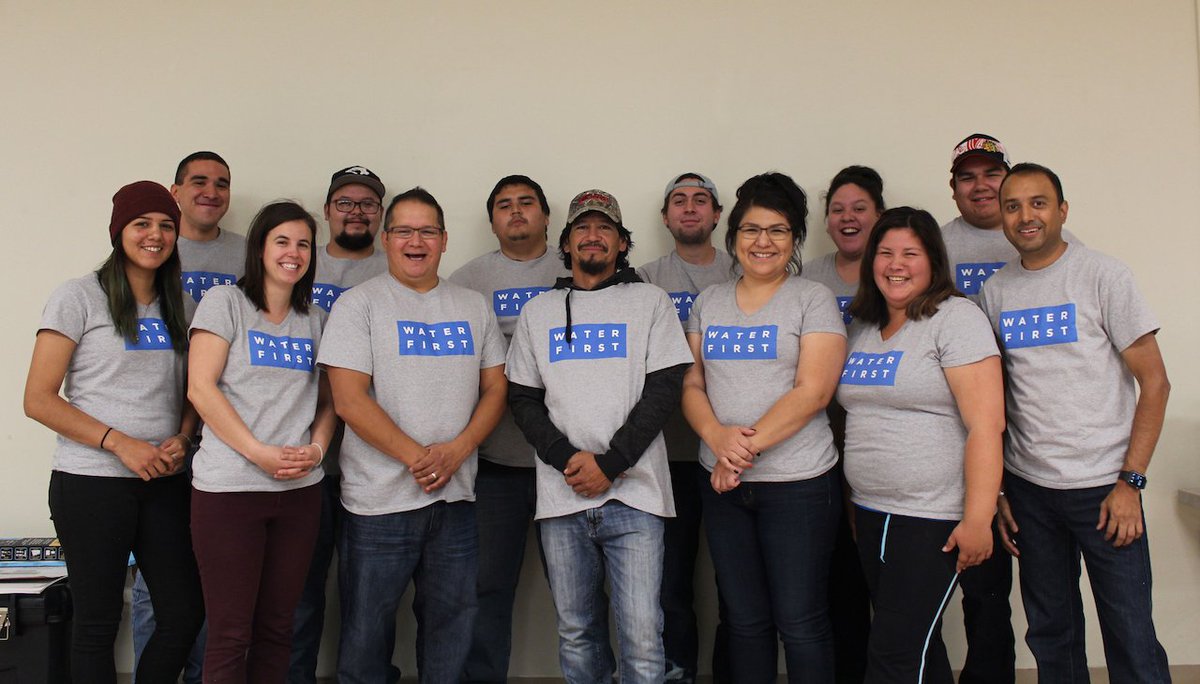 waterfirstngo's tweet photo. The first group of the Water First #InternshipProgram participants will graduate this week! Leading up to Thursday's ceremony, we will profile the achievements of each incredible #Indigenous Intern! Congratulations from #UCCMM, #Wiikwemkoong, @AnishNation &amp; Water First! https://t.co/RuAIAPcFsZ