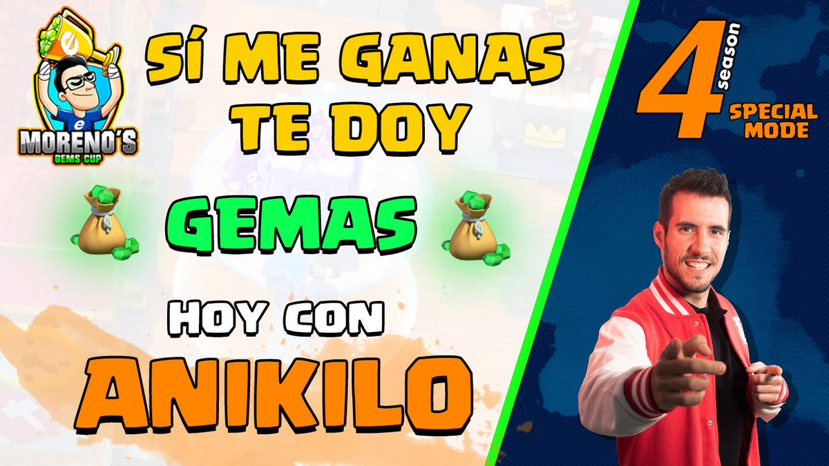 RevolAimar's tweet photo. #SpecialMode con @AnikiloGamer 
#SiMeGanasTeDoyGemas
💶Bracket 800€💶
✅Para participar
-Suscribirse a mi canal de Youtube
-Seguir en Twitter @ReVoLAimaR @AnikiloGamer @Gogetta21Asus @eSportsUnd 
🔁Hacer RT y poner tu nombre del juego
📹https://t.co/2SjBQslqoc https://t.co/SFyTP4y8Co