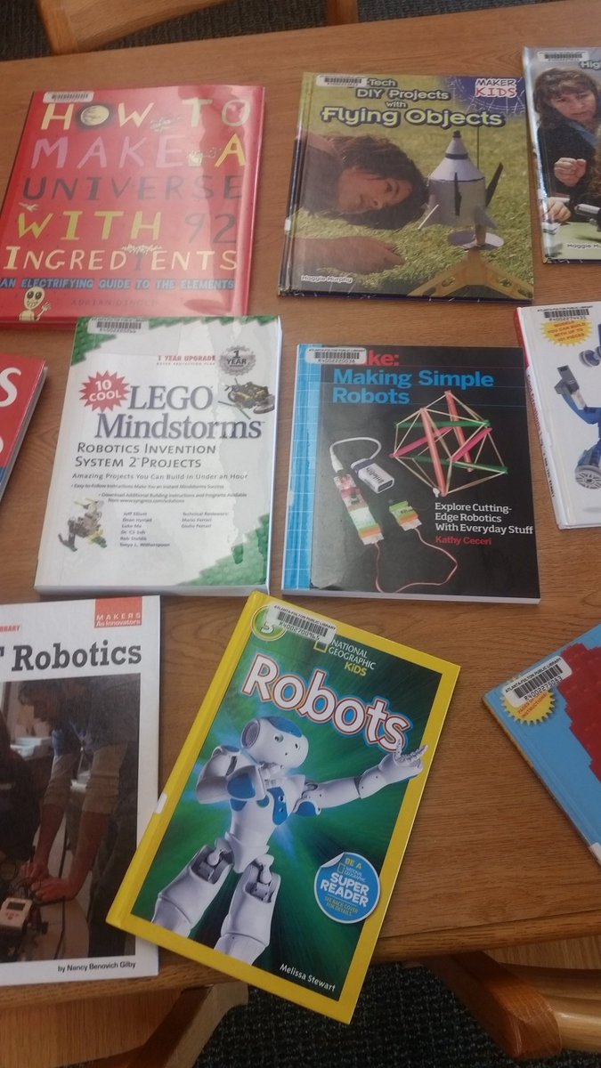 Gigi19553395's tweet photo. I still checkout books. Getting ready for Maker Space in the media center. Thanks @FeldwoodES for your vision.
#makespaceformakerspace
#ireadybecauseiread
#visionary #writethevisionmakeitplain https://t.co/FQnpTfh9wo