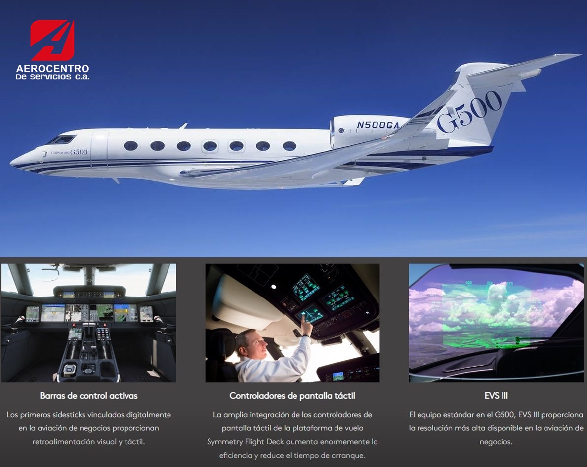 aerocentrosvcs's tweet photo. G500 ahora certificado por la FAA! 
Estableció 22 nuevos récords mundiales... #gulfstream #g500 #aerocentro #photooftheday #pilot #jetprivate #aviación #aviationlovers #aircraft #aviation #flyprivate #travelmax #businessjet #pilotlife #travel #jet #PilotLife #fly #instaplane https://t.co/pb0RLJYoha