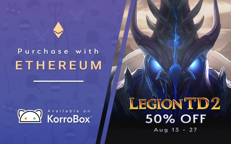 korrobox's tweet photo. 🚨 LAST CHANCE!! 🚨

Today is the last day to get 50% off Legion TD 2!
Deploy fighters &amp; defeat the enemy king ⚔️ 👑

https://t.co/dbD1thcQLY https://t.co/BlW3T43ELi