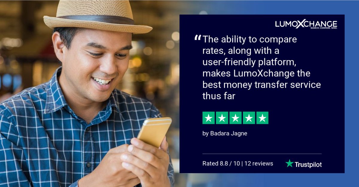LumoXchange's tweet photo. Don't just take our word for it... see what our customers have to say about our #simple & #transparent #MoneyTransfer services on @Trustpilot.
https://t.co/dqCbTyIEM4
#PickYourRate https://t.co/ILwkQf8X63