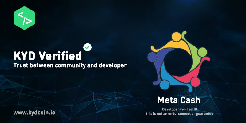 Our team are verified on KYD
review.kydcoin.io/metcash/
<a href="/MetacashCoin/">Metacash</a> #Airdrop #POS