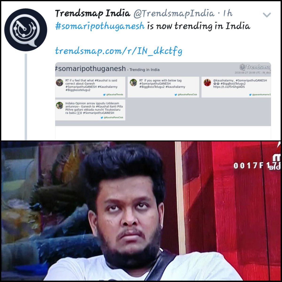 prithvi5321's tweet image. #BiggBossTelugu2 #ganesharmy #kaushalarmy 
#KaushalManda 
I want maryadha in this house annadu ipudu India Motham maryadha ichindi 😂😂🤘