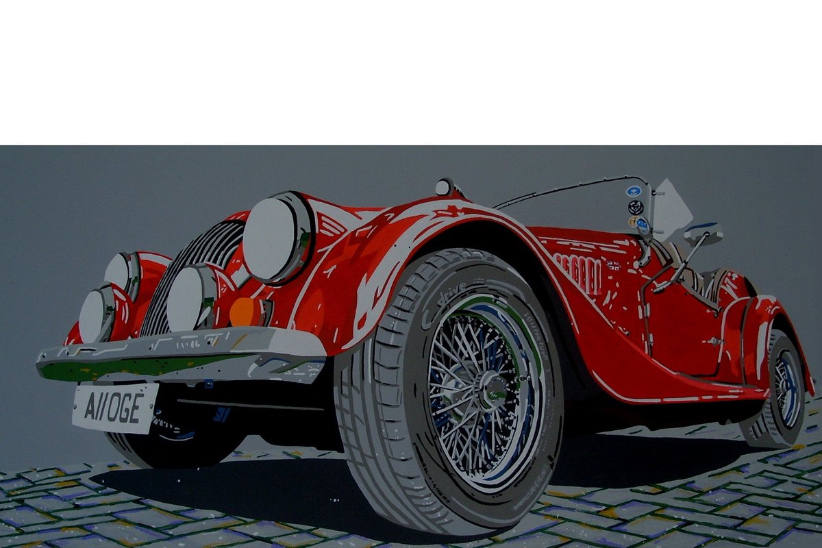 mphdrawings's tweet photo. My commission painting for a client of their Morgan using acrylic paint on a deep-edge canvas. Please contact me if you would like a painting of your car #morganmotorcompany #morgancars #morganmotor https://t.co/voFKIcoqc3