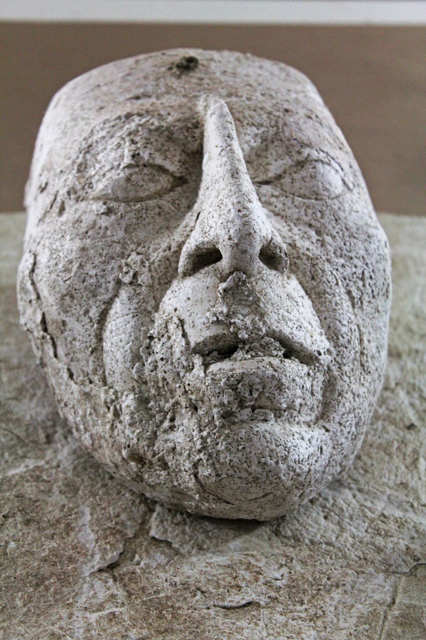 Centro INAH Chiapas on Twitter: "Cabeza modelada en estuco que