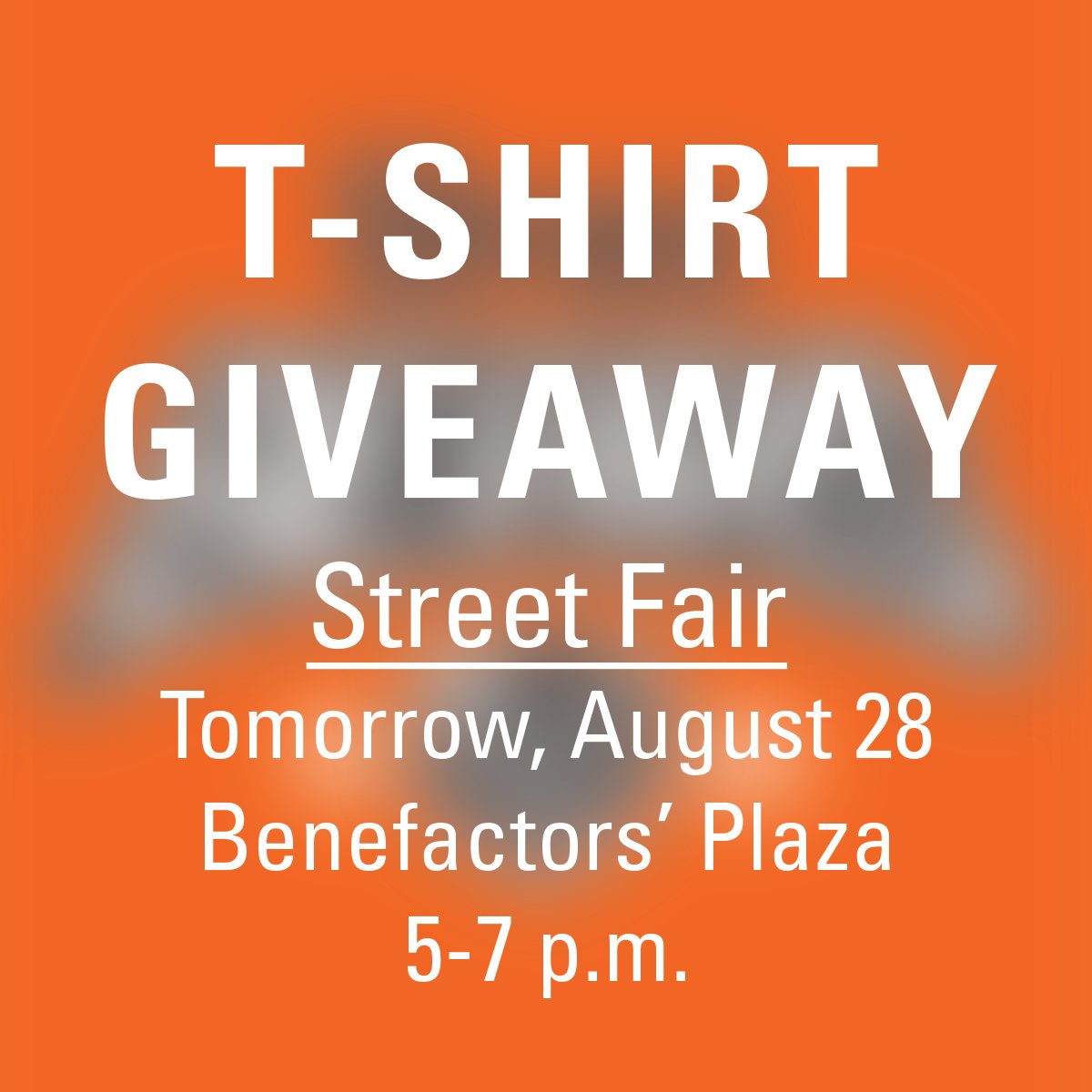 upikebears's tweet image. Who's ready for street fair? Stop by Benefactors' Plaza tomorrow, August 28, between 5 and 7 p.m. and you could receive a free t-shirt. You could also be entered in to win extra Bear Bucks!