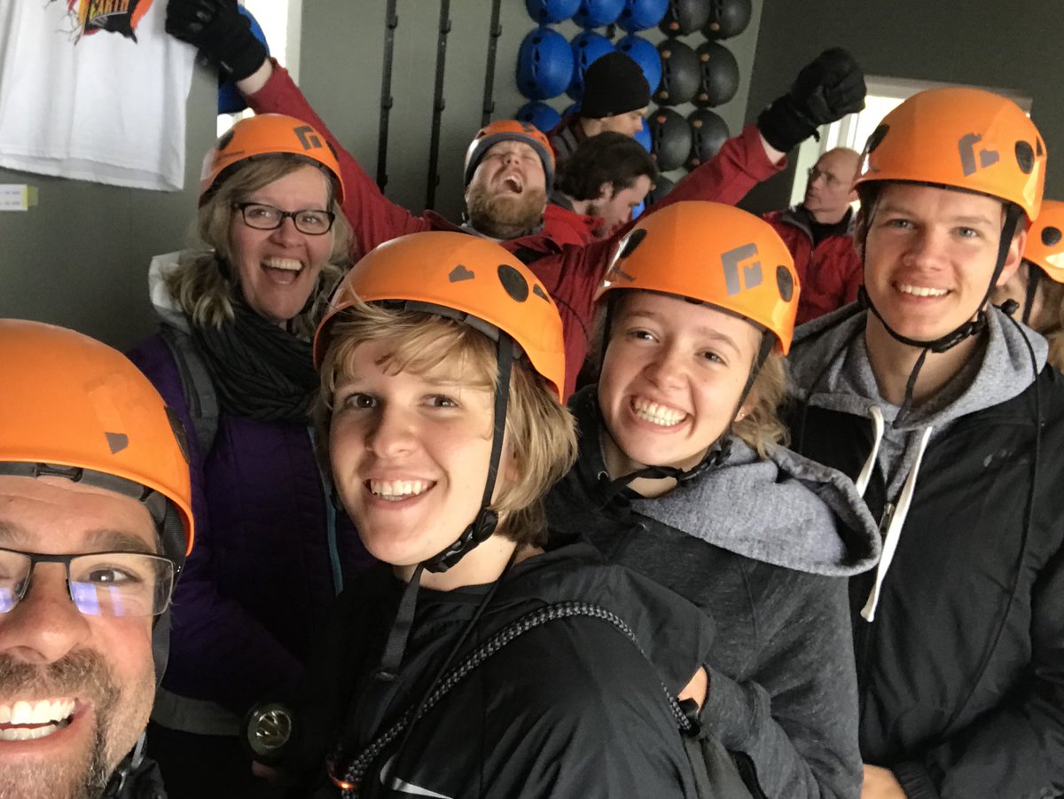 davebehiel's tweet photo. You shouldn’t go chasing them but when one this nice finds you #climbAway #bjarnarfoss #waterfalls We went way up & then way down... 115 feet into an 8000 year old lava tube! #vatnshellir #iceland https://t.co/y8FWWmO4SY
