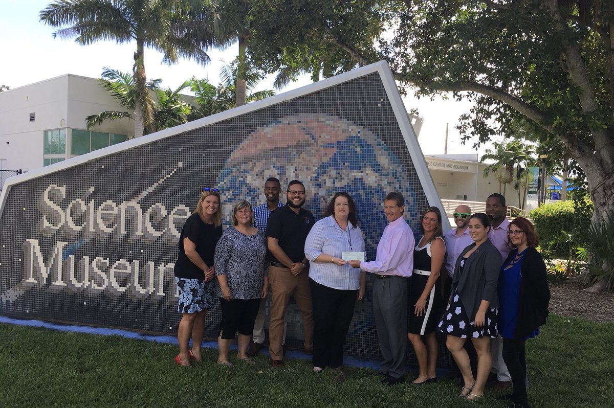 PBCSTEM's tweet photo. Thank you @AerojetRdyne for your generous contribution to Mentees on the Move @SFScienceCenter #STEMtastic partnerships make wonderful opportunities for @pbcsd Ss. Here’s to growing #STEMmentoring! https://t.co/XV0Wos33wy