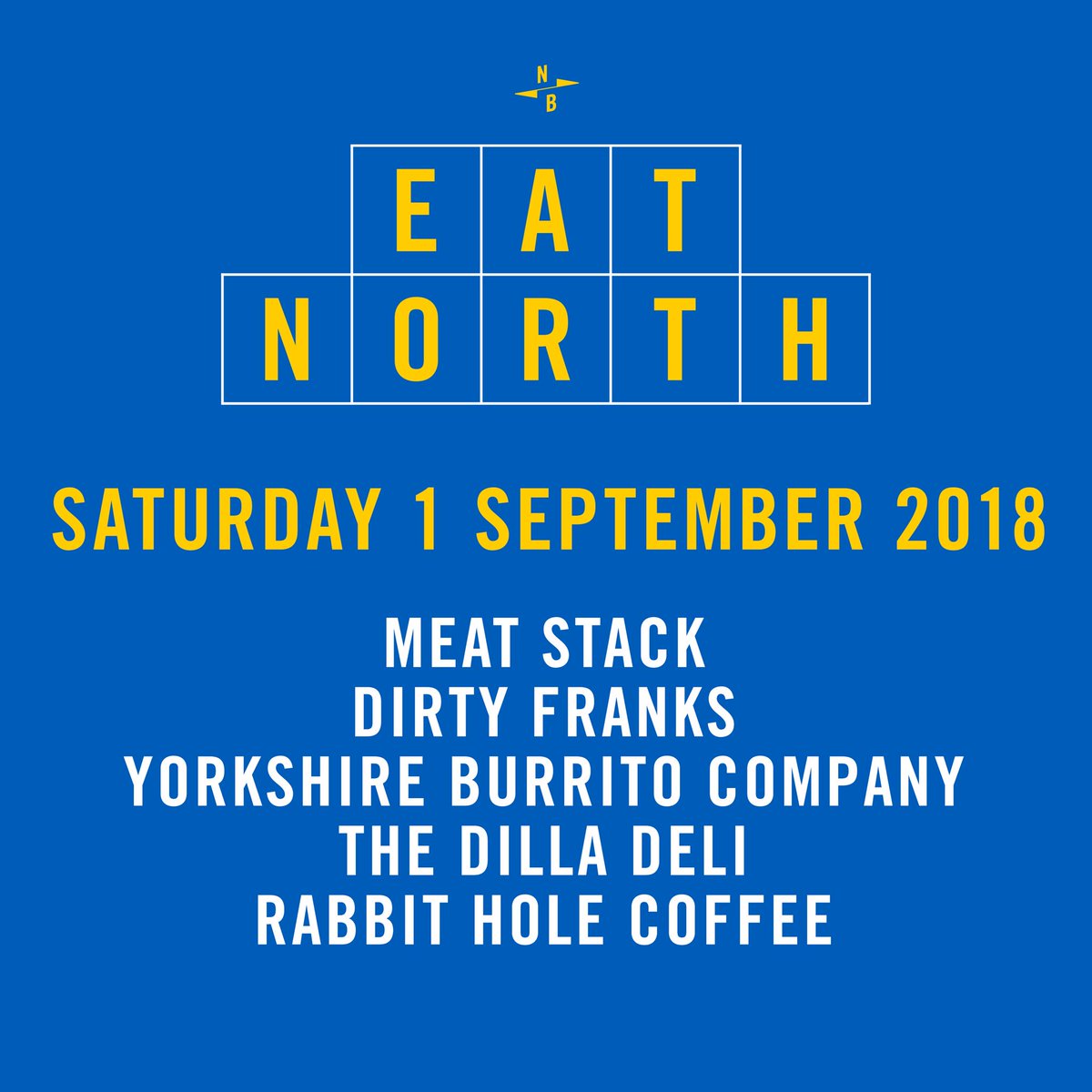 🚨 COMPETITION 🚨

FOLLOW US and RETWEET for this👇🏼 HUGE prize...

Who fancies FOOD from our 4 traders PLUS 6 BEERS from <a href="/NorthBrewCo/">North Brewing Co</a> at #EatNorth this Saturday 1st September! 

See the event HERE: m.facebook.com/events/2120676…

Winner announced Friday midday 🍔🌮🌯🥗🌭🍟☕️🍻🍸