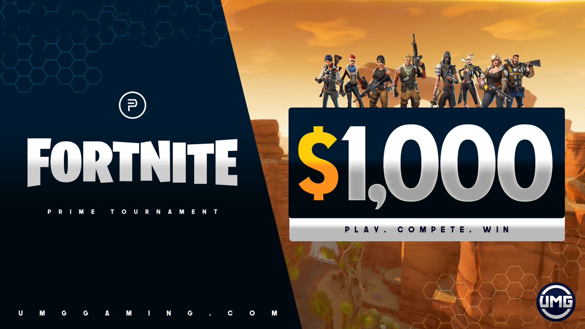 play fortnite and fight for a share of the 1 000 prize pool in tomorrow s ps4 1v1 prime tournament play https umggaming com tournaments 12947 - share play fortnite