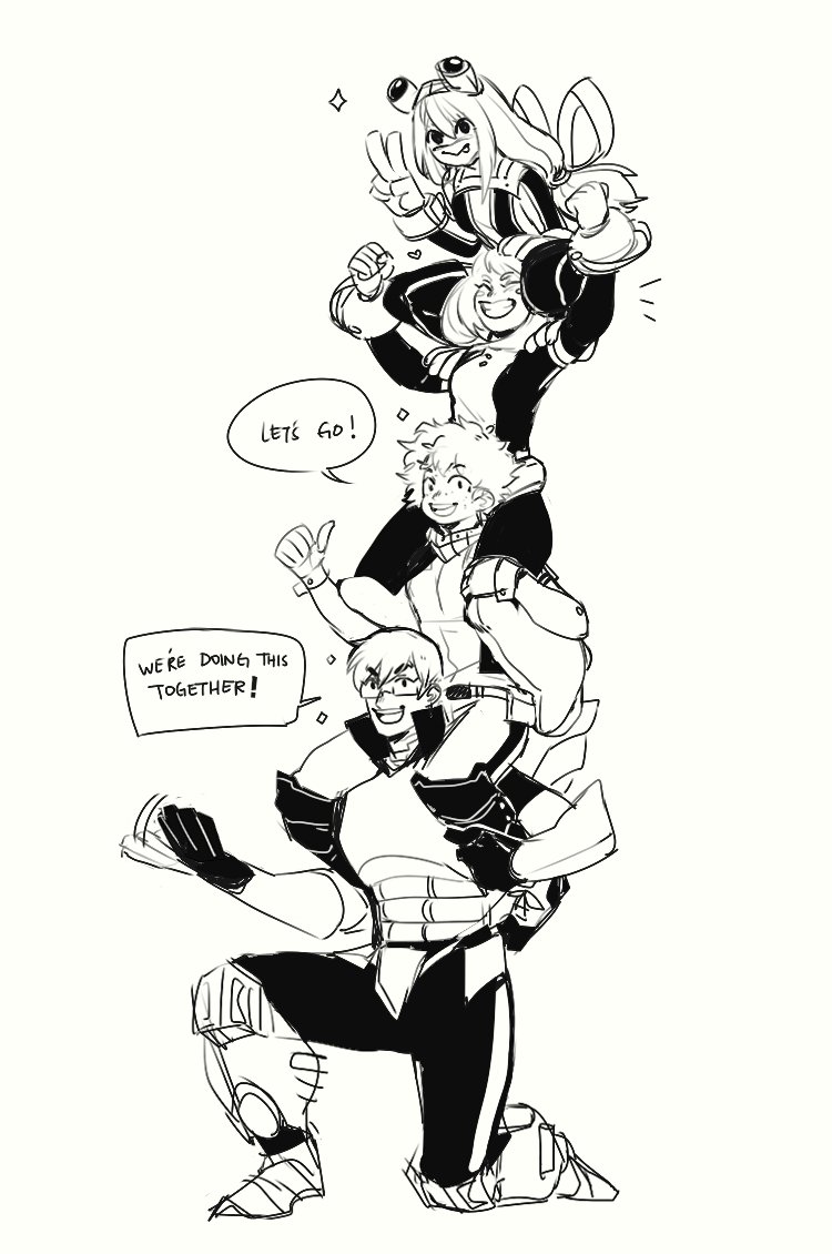 THEY WOULD'VE WON HAD THEY ✨HERO PILED✨also off-screen: the other teachers dyin and bakugo screaming