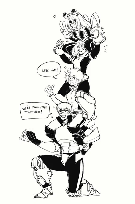 THEY WOULD'VE WON HAD THEY ✨HERO PILED✨also off-screen: the other teachers dyin and bakugo screaming 