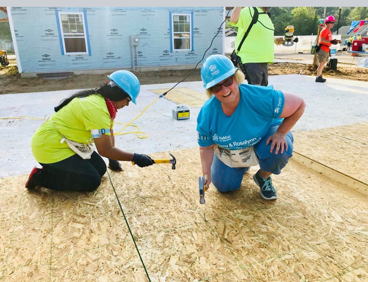 lap173's tweet photo. 2018 Jimmy and Rosalynn Carter Work Project. It was a hot one today!@HR4Connected https://t.co/Mrle6ROXU0