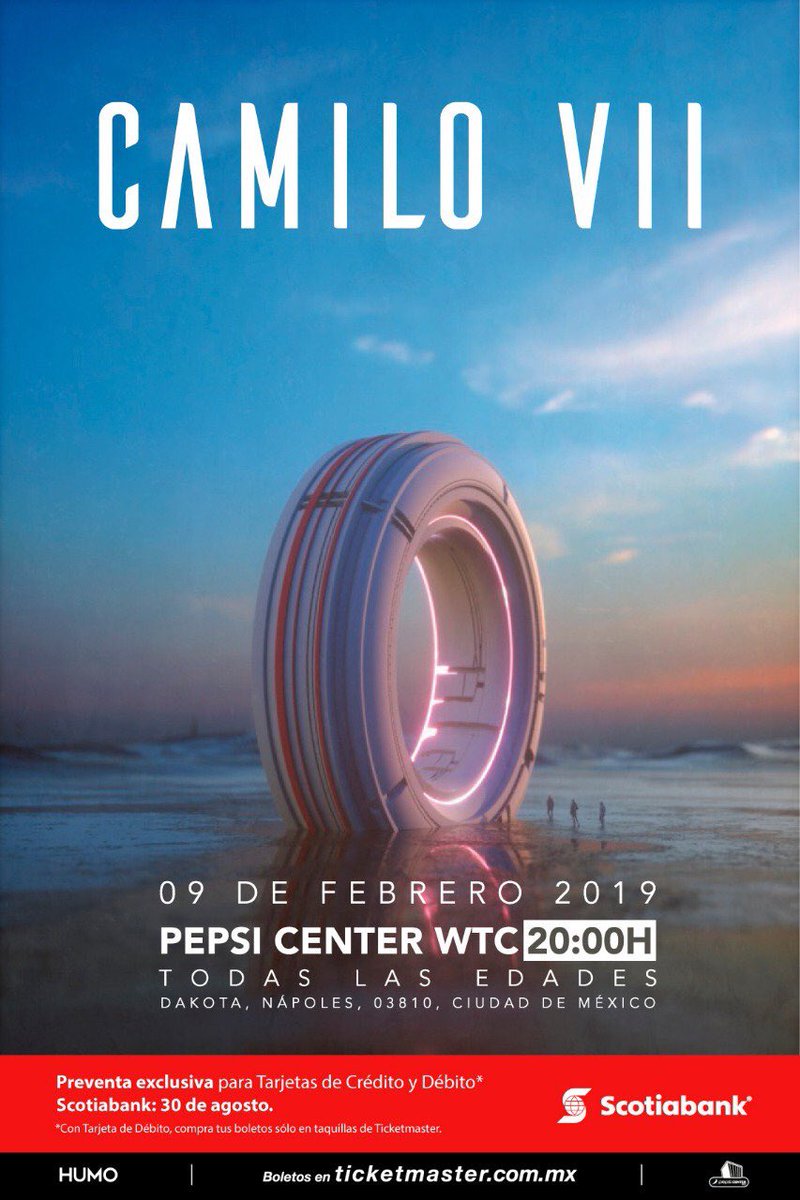 Distrito_Sonido's tweet image. ¡Felicidades! @CamiloVIImx nos vemos el 9 de febrero del 19 en el @PepsiCenterWTC de la #CDMX 🇲🇽🔥