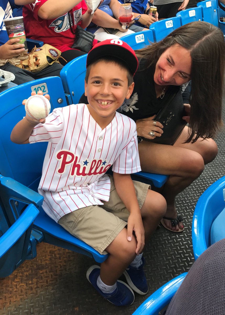Mark (@_markleiser) on Twitter photo A huge thank you to <a href="/rhyshoskins/">Rhys Hoskins</a> for handing my son a baseball and giving him a high five prior to Friday's <a href="/Phillies/">Philadelphia Phillies</a> game in Toronto. You made his summer! He can't wait to go back to the ballpark to cheer you on when the <a href="/Cubs/">Chicago Cubs</a> come to town this weekend! #bebold #playoffpush A huge thank you to <a href="/rhyshoskins/">Rhys Hoskins</a> for handing my son a baseball and giving him a high five prior to Friday's <a href="/Phillies/">Philadelphia Phillies</a> game in Toronto. You made his summer! He can't wait to go back to the ballpark to cheer you on when the <a href="/Cubs/">Chicago Cubs</a> come to town this weekend! #bebold #playoffpush