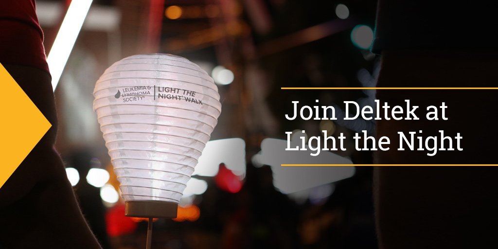 Deltek's tweet photo. #TeamDeltek is currently in 4th place in our fundraising efforts for #Raise4LLS... Join us in raising awareness, participating in a walk or donating money for @LightTheNight! https://t.co/0K3g6apuvY https://t.co/7HhSwfSqD6
