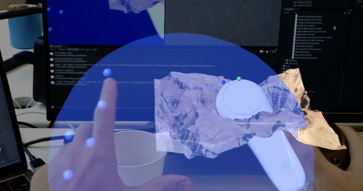 Mapbox's tweet photo. What's better than @mapbox & @magicleap? Check out some of the work weโve been doing and reach out for early access to those tools so you can build your own #magicmaps https://t.co/vsfjjMK3xc https://t.co/6SSLcwZRyU