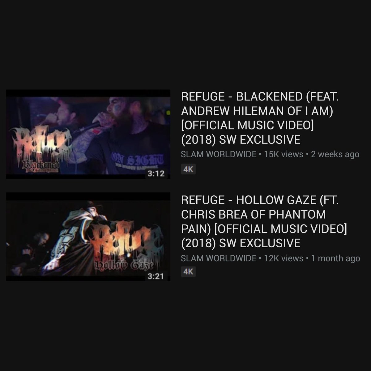 refugeny_'s tweet photo. We've got 2 music videos out via @slam_worldwide ! Check them out!
https://t.co/tcfgsfFhxf https://t.co/XDUsqnC1kY