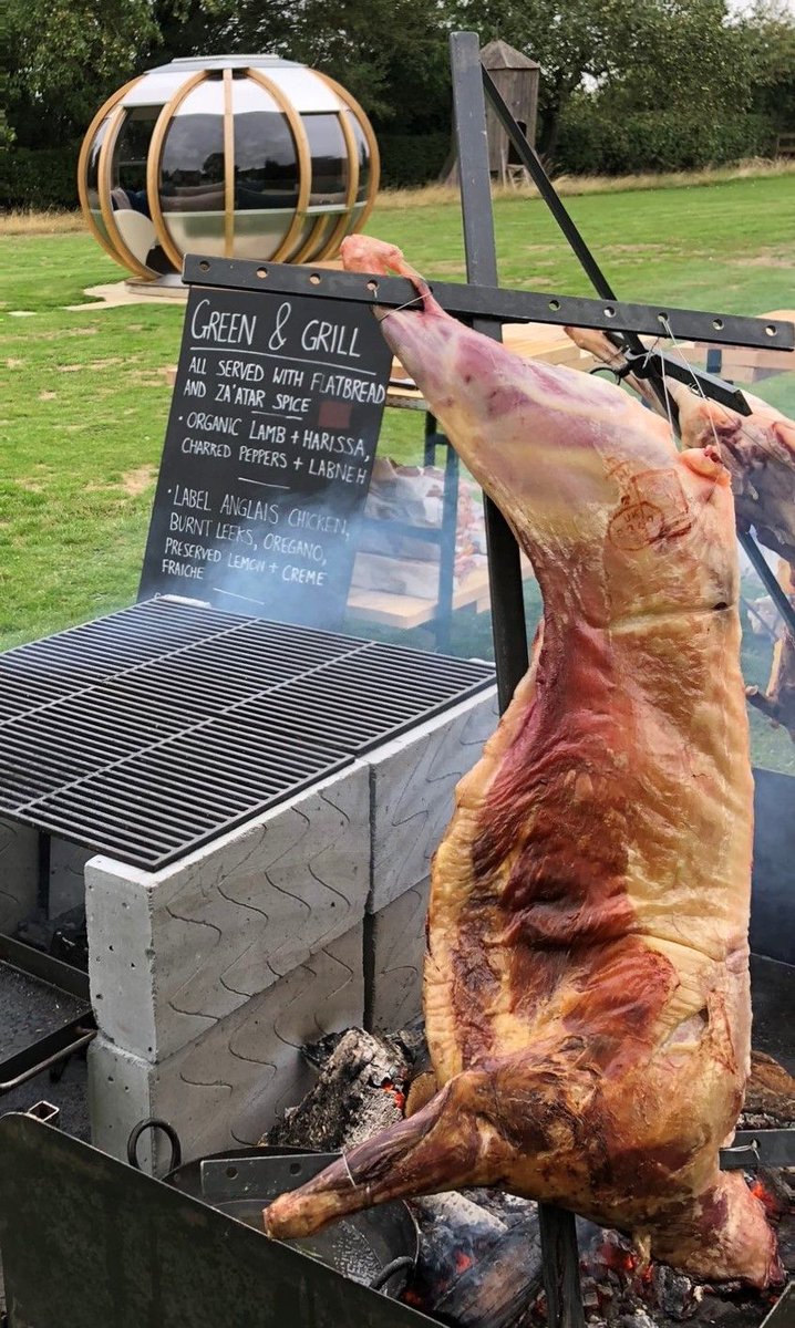 GreenButcherTW2's tweet photo. Check out the space pod! A garden for family fun and two llamas in the paddock behind! https://t.co/WQZMQlSNY7