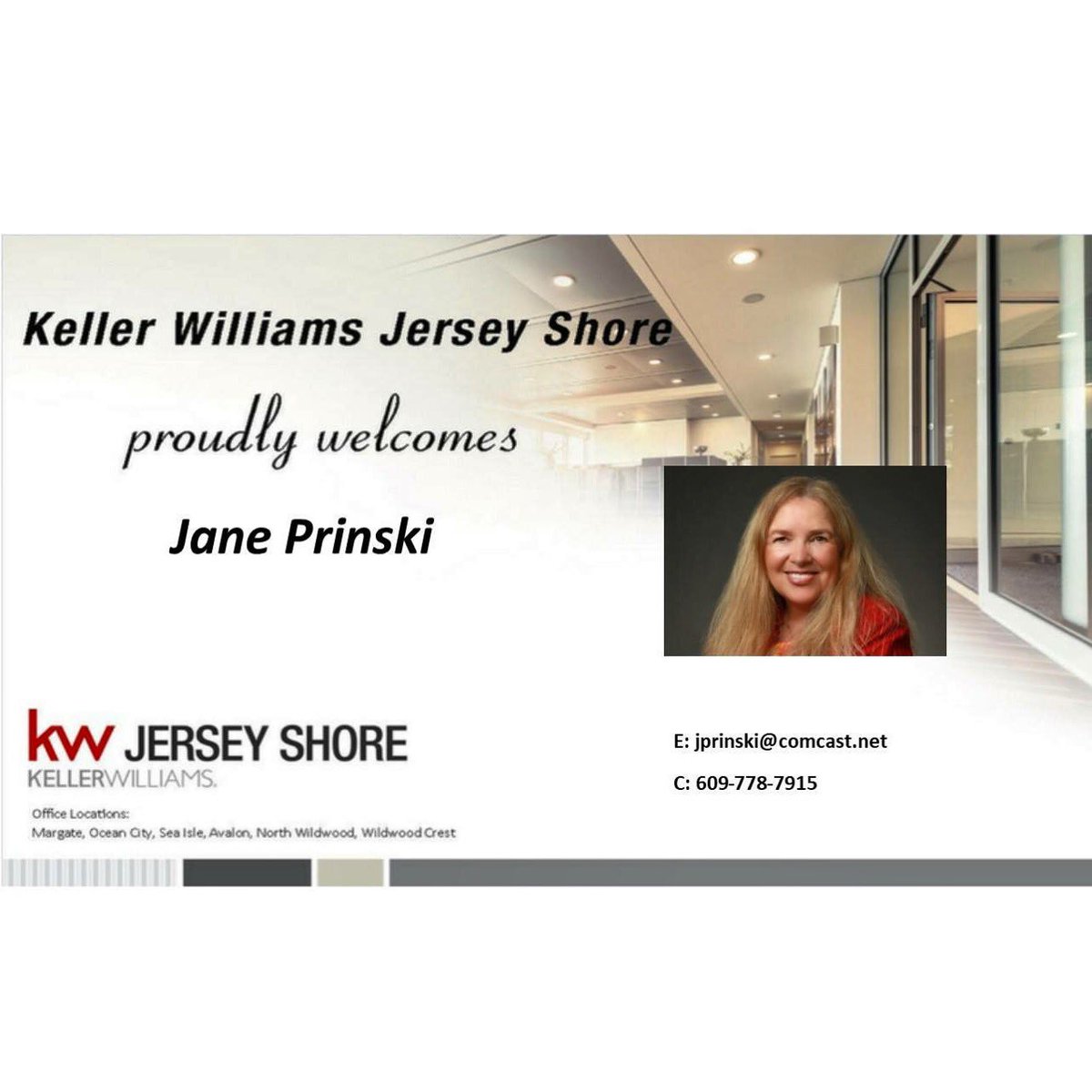 KWJerseyShore1's tweet image. Look who joined KWJS!
Let's give a HUGE KW welcome to Jane Prinski!!
We are excited to be in business with you!

#MakeTheMove #kwjs #careersworthhaving #livesworthliving #businessesworthowning #kwjscareers #RealEstate #TeamWork #WelcomeAboard