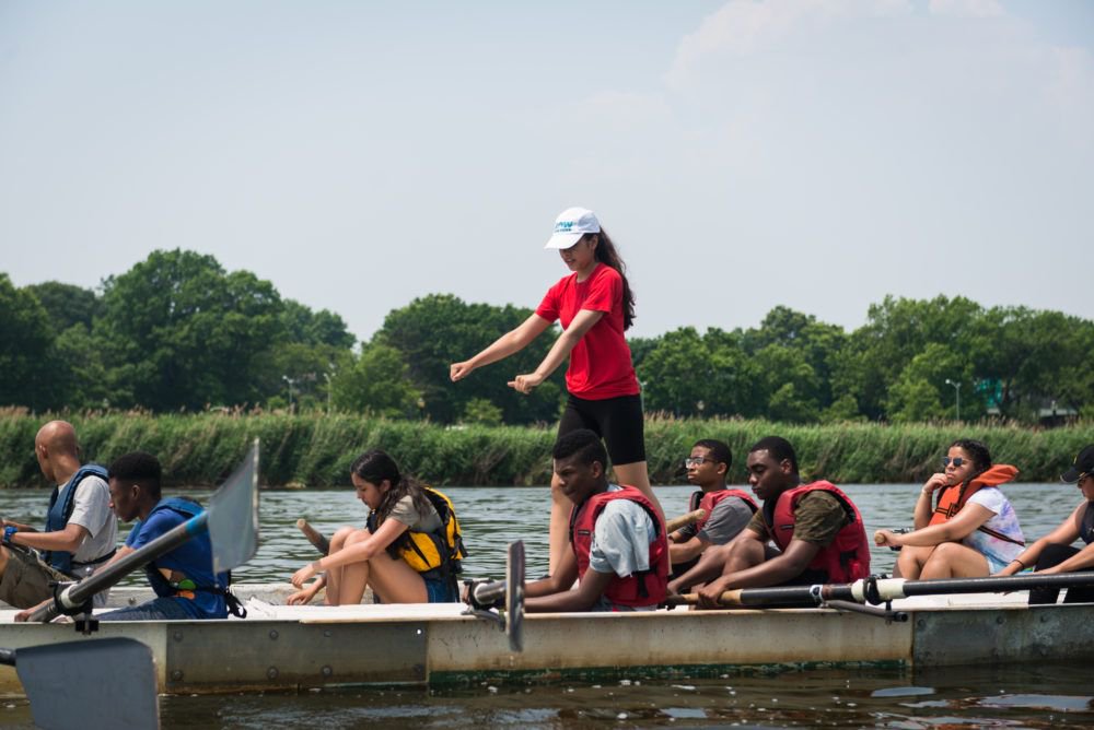 RowNewYork's tweet photo. "This summer I was a Summer Leader. I worked with a wide range of people: people with cerebral palsy, Veterans, people who are visually impaired, and able-bodied middle schoolers." Read Sabrina's story: https://t.co/llbJYBawiX https://t.co/sbqb1I7rLD