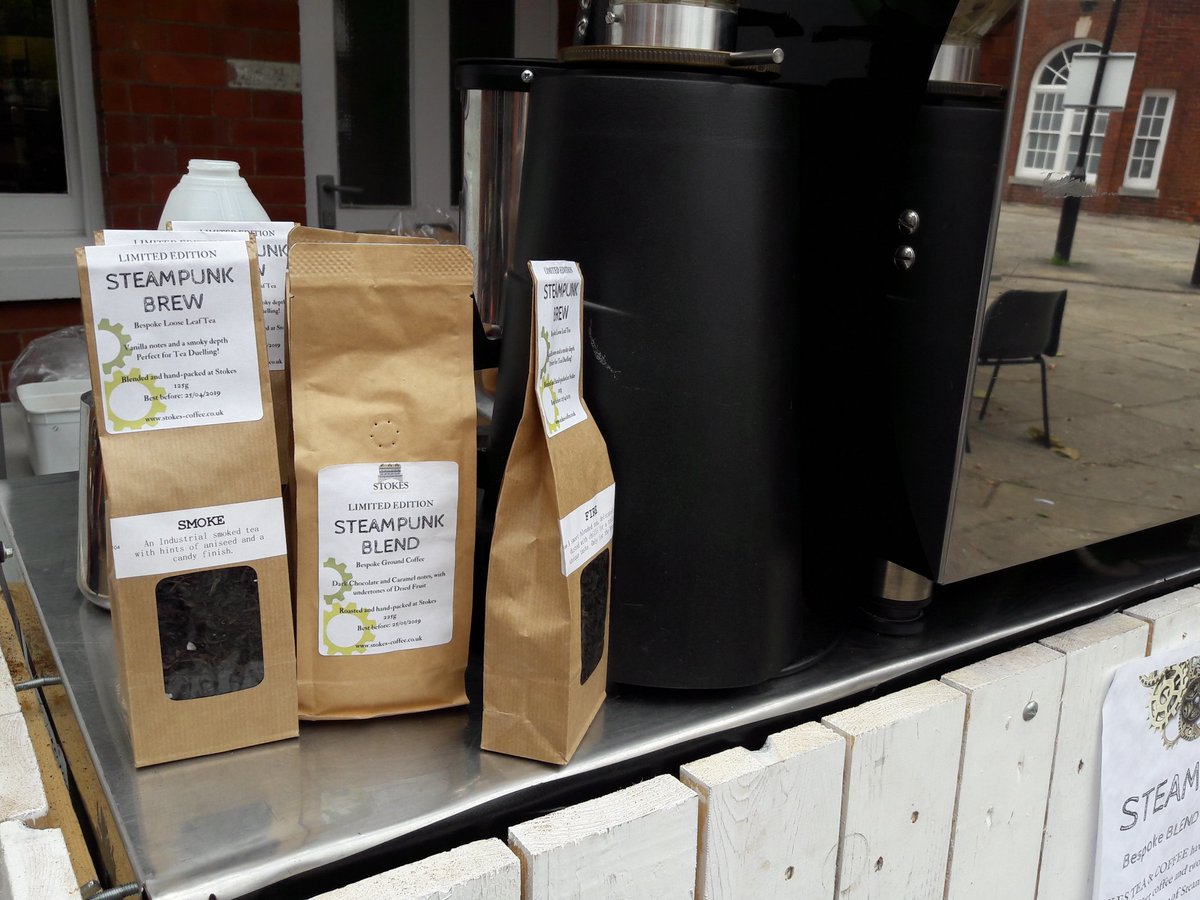 keithpp's tweet photo. steampunk tea and coffee @StokesCoffee The Lawn @StokesLawnCafe AsylumX SteamPunks #AsylumX #steampunks #Victorian #scifi #TheLawn #Lincoln #tea #coffee https://t.co/bwyZeVTBni