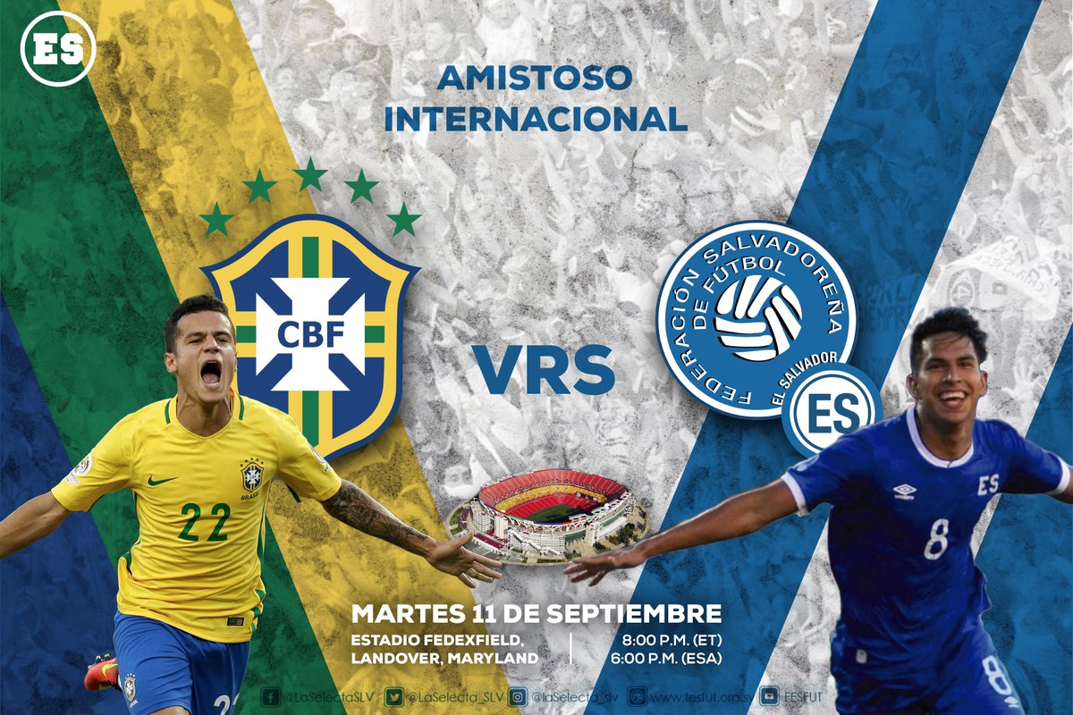 Juego amistoso contra Brasil el martes 11 de septiembre del 2018 DlovjwvX0AYbZyr