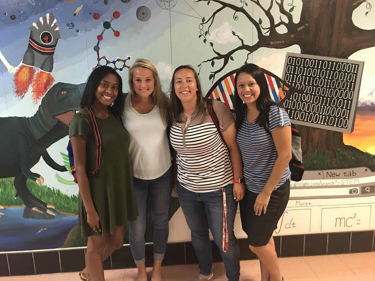 CruzinScience's tweet image. Metabolic Blazers favorite mural that captures all the sciences  #gotscience #WeAreBlazers @blairprincipal