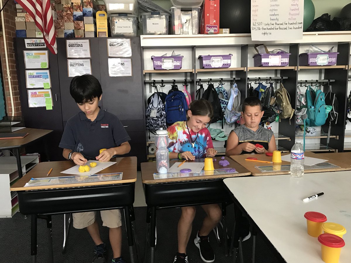 MrsOGara's tweet photo. Writing was a little more exciting today when we got to brainstorm with play dough! @AHSD25Patton https://t.co/hRHr1826PN