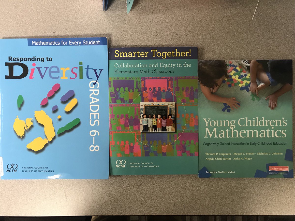 lin_lufi's tweet photo. Got three new books today! @EllisMathEd #iteachmath #reimaginemath https://t.co/4jm9w1mXRh