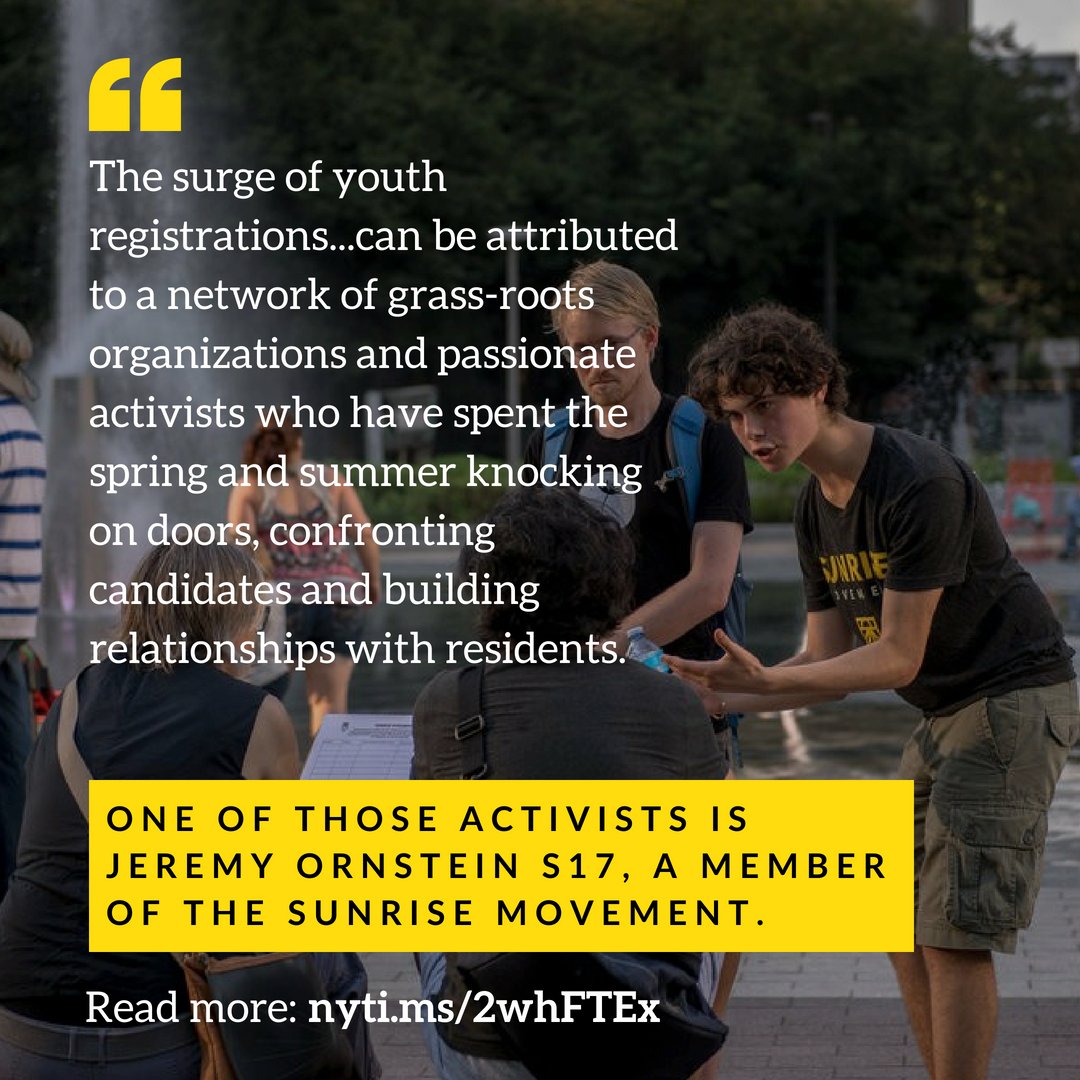 We’re proud (and not surprised!) to see alumnus Jeremy Ornstein s17 (<a href="/JeremyOrnstein/">Jeremy Ornstein</a>) in the <a href="/nytimes/">The New York Times</a>, and we're grateful for the work he’s doing. 
nytimes.com/2018/08/25/us/…