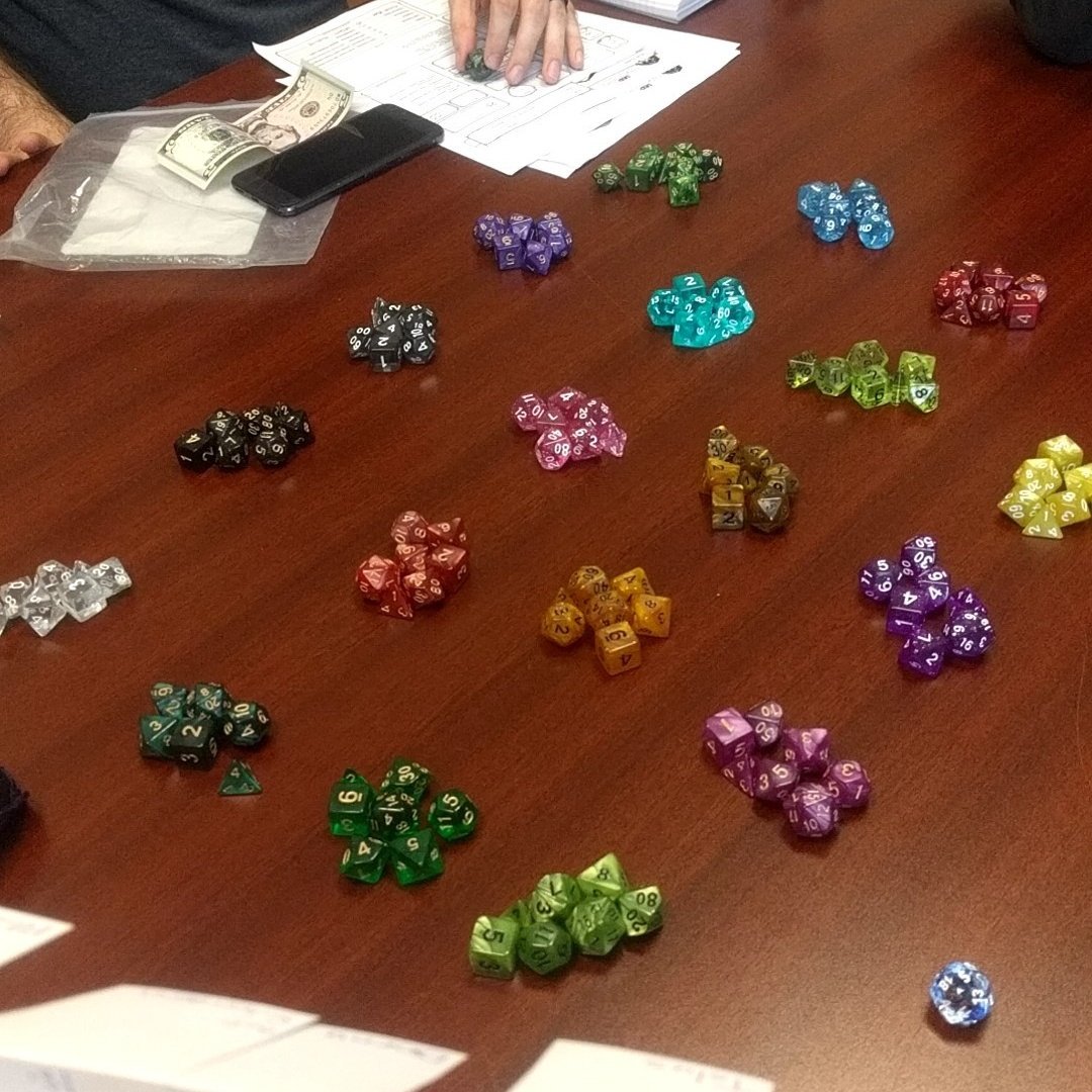 Arcane_Motion's tweet photo. Congrats to my #dnd players for surviving another day. And I feel pretty confident the #Magic101 #FieldTrip will continue. It has to after our first mass dice auction, which undoubtedly helped some rolls tonight. https://t.co/nkE1yhDhGz