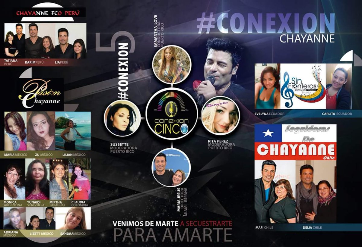 #DesdeElAlmaTeRecordaremosMJ <a href="/MARIAJESUS_CH/">MARIA JESUS</a> desde #Chile aunque no veas este tweet, de todas maneras queremos agradecerte por cumplir el sueño de muchas, por esa garra en apoyar a <a href="/CHAYANNEMUSIC/">CHAYANNE</a> toda su carrera, ahora él tendrá otro angelito! ❤💗💞