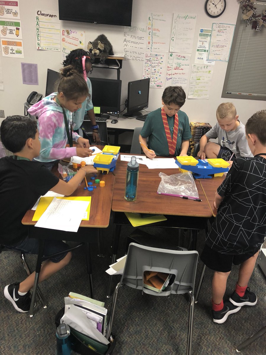 MrsOliverWCE's tweet photo. We continued our lab today...love seeing them use teamwork to complete their lab! #wcerangers #sciencelab https://t.co/sLTvv1Z8WU