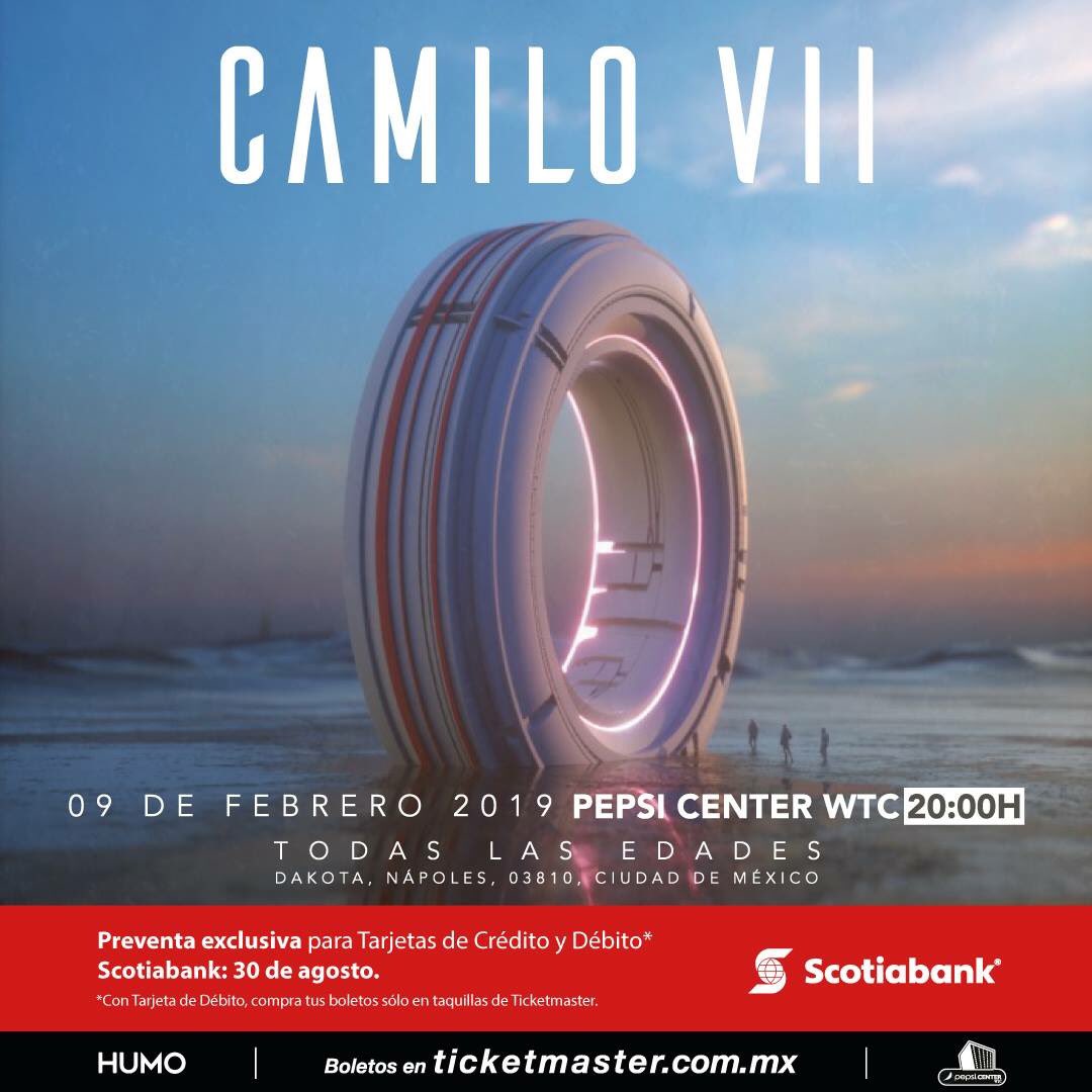 RawrrProduccion's tweet photo. La #AgendaRawrr para 2019 sigue creciendo 😎... 9 de febrero, @CamiloVIImx en el @PepsiCenterWTC.

PREVENTA @ScotiabankMX: 30 de agosto.
VENTA GENERAL: 31 de agosto. https://t.co/hkZTXZEHac