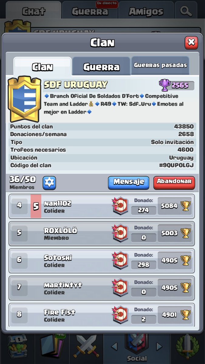 Se agranda la escuadra!, si queres formar parte de ella contáctanos al MD, vamos con toda a por esa liga leyenda! 💪💪🙌.