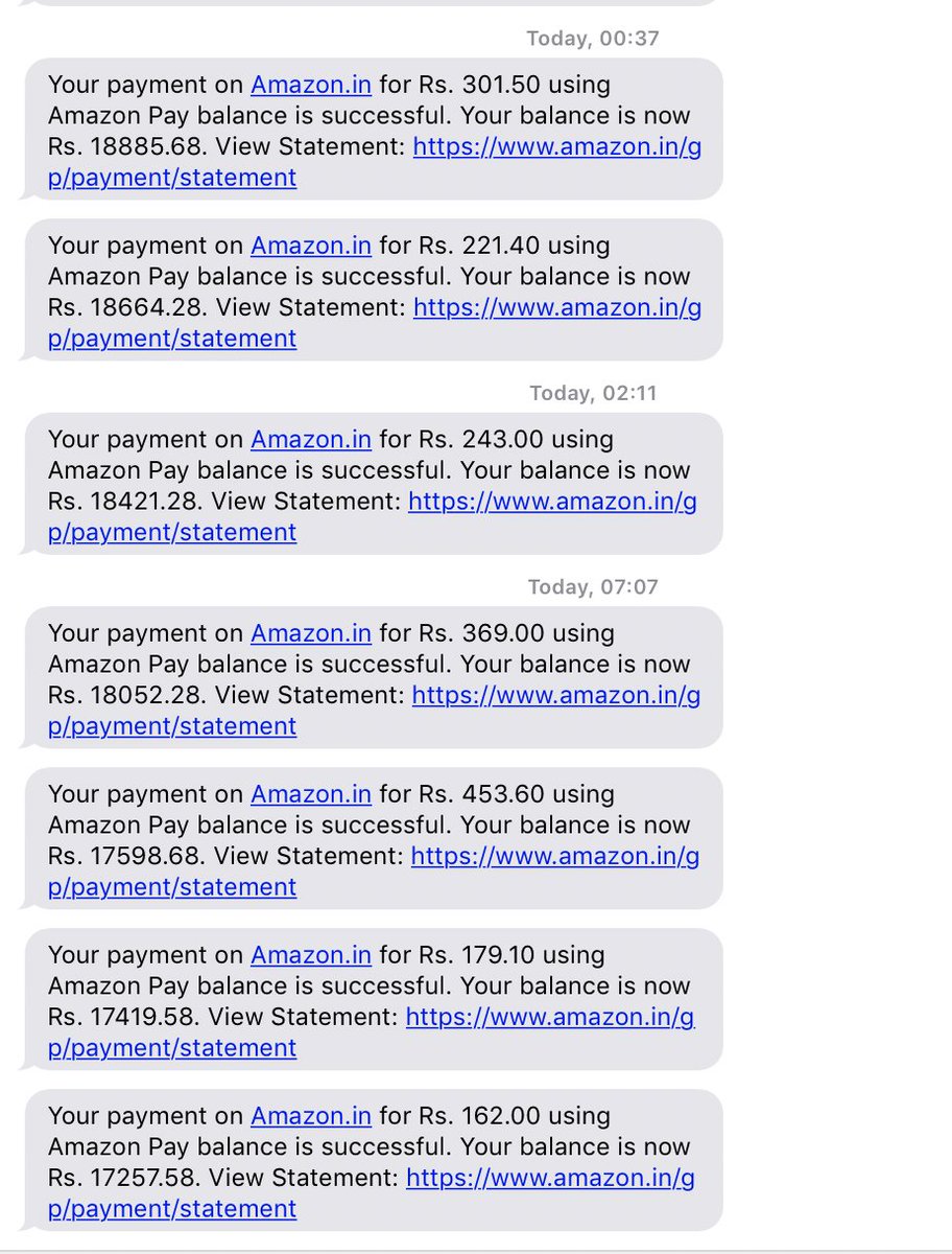 vjakhu's tweet image. @amazonIN Whats the purpose of sending me SO many SMSs? This is for a scheduled monthly delivery. Can you just STOP all SMS. Spam my email instead. I have a filter to just dump those emails into my trash. #Optimizationneeded