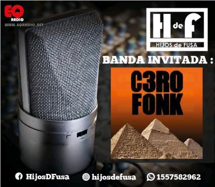 Hola amigos fuseros!!!.. el miercoles se viene otro programón de #HijosDeFusa y la banda invitada es un 🔥🔥🔥🔥así que no se lo pueden perder!!!..  
Nosotros ya les avisamos!!!😉😉😉 
📻👉 eqradio.net
🕰👉18hs