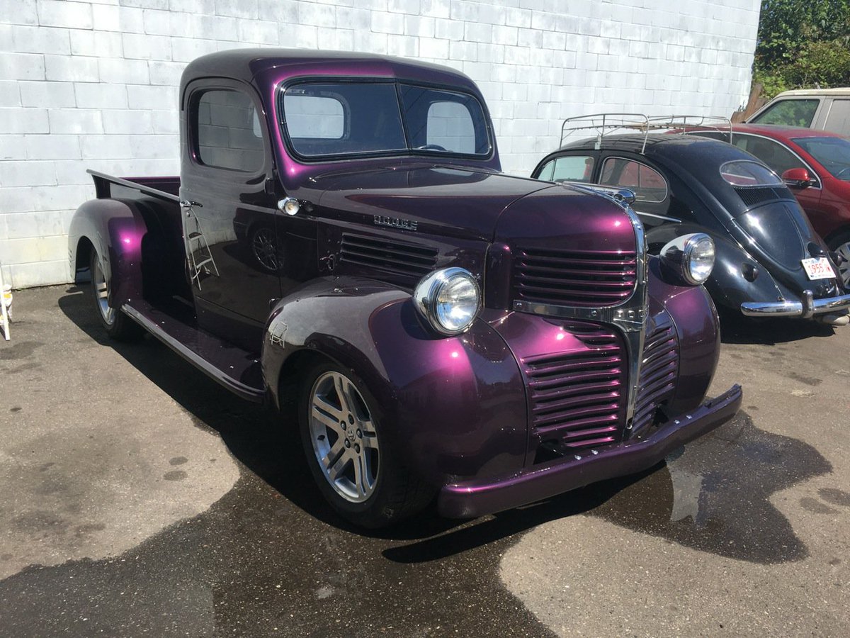 deanwarren2's tweet photo. Impressive workmanship on this 1946 Dodge Pickup by our painter and skilled tradesmen at Jasper's Custom Auto Refinishing!  https://t.co/VpqTopxjfo #thecarguy https://t.co/luis09Ntg1