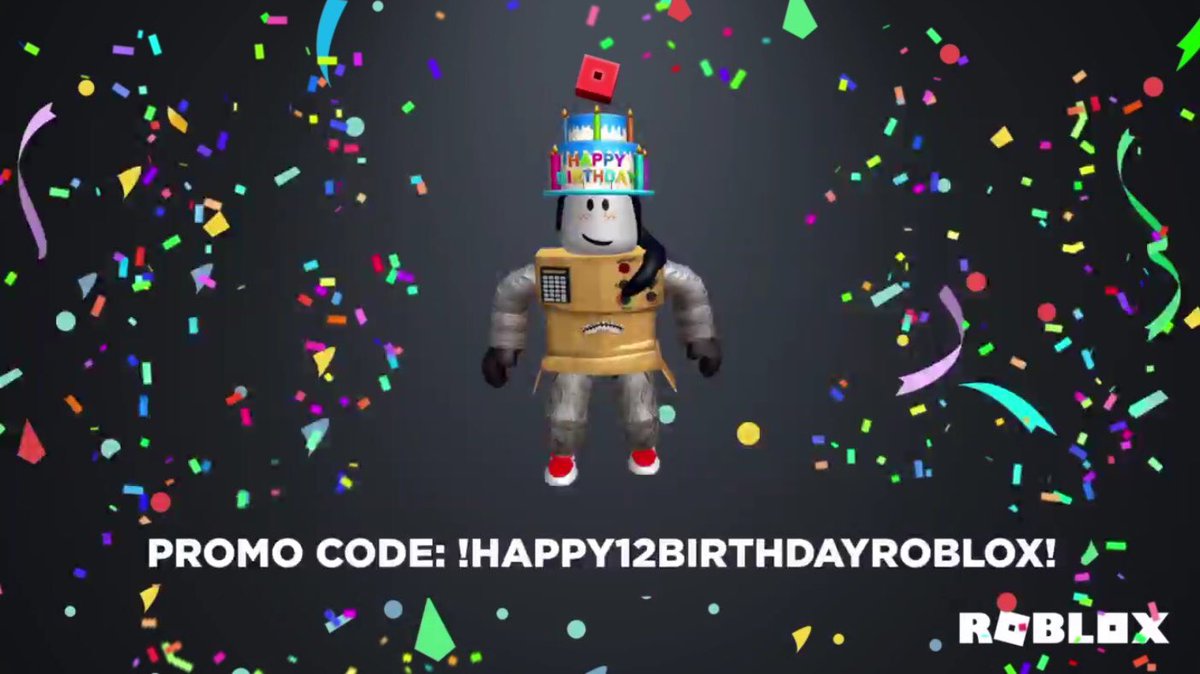 Potatoenuborg On Twitter Happy Birthday Roblox Redeem This Code