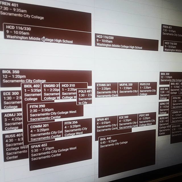 WMCHSCharter's tweet photo. What's YOUR #college schedule look like? Ours is a little busy. #dualenrollment #Great2bWUSD https://t.co/nFQFOrFm9c https://t.co/v7UbJxvTVY